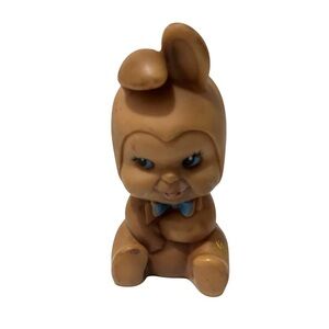 Vintage 1950's Rubber Bunny Toy.